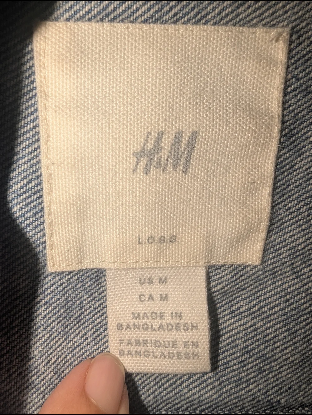H&M Light Blue Men's Denim Jacket